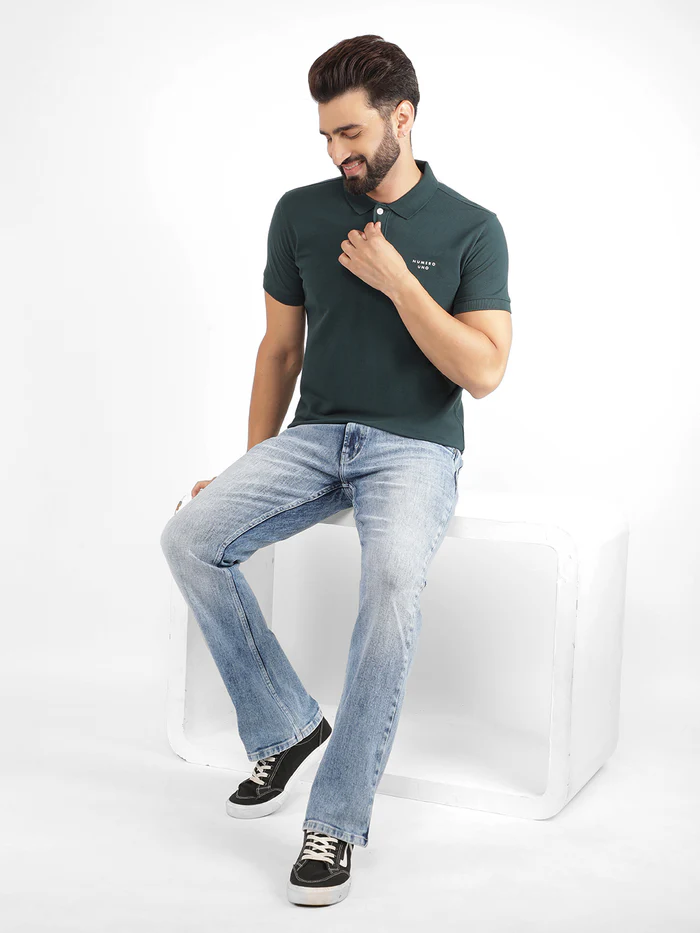 men's green pique polo neck regular fit t shirt men's green pique polo neck regular fit t shirt